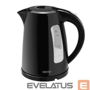 Teapot Camry  Kettle CR 1255  Standard, Plastic, Black, 2200 W, 360° rotational base, 1.7 L 