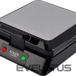 Toster Adler  Waffle maker AD 3036 1500 W, Number of pastry 4, Belgium, Black 