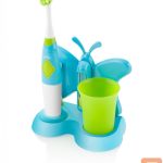 Toothbrush ETA  Toothbrush with water cup and holder Sonetic  129490080 Battery operated, For kids, Number of brush heads included 2, Blue 