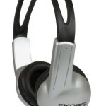 Wireless headphones Koss  Headphones UR10 Wired, On-Ear, 3.5 mm, Silver/Black 