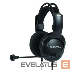 Wireless headphones Koss  Headphones SB40 Wired, On-Ear, Microphone, 3.5 mm, Black 