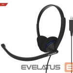 Wireless headphones Koss  Headphones CS200 USB Wired, On-Ear, Microphone, USB Type-A, Black 