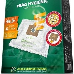 Vacuum cleaner accessory ETA  Vacuum cleaner bags  Hygienic 960068010 Suitable for all , Gallet bagged vacuum cleaners and others (the list attached), Number of bags 5 + microfilter 155x145 mm 