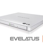 Server - Other Accessories H.L Data Storage  Ultra Slim Portable DVD-Writer GP57EW40 Interface USB 2.0, DVD±R/RW, CD read speed 24 x, CD write speed 24 x, White, Desktop/Notebook 
