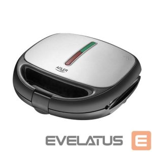 Toster Adler  Sandwich maker AD 3040  1200 W, Number of plates 5, Number of pastry 2, Ceramic coating, Black 