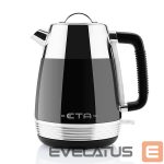 Teapot ETA  Storio Kettle 918690020 Standard, 2150 W, 1.7 L, Stainless steel, 360° rotational base, Black 