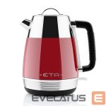 Teapot ETA  Storio Kettle 918690030 Standard, 2150 W, 1.7 L, Stainless steel, 360° rotational base, Red 