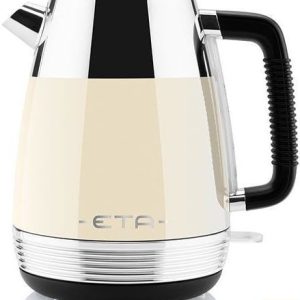 Teapot ETA  Storio Kettle 918690040 Standard, 2150 W, 1.7 L, Stainless steel, 360° rotational base, Beige 