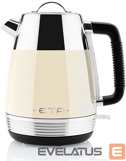 Teapot ETA Storio Kettle 918690040 Standard, 2150 W, 1.7 L, Stainless steel, 360° rotational base, Beige