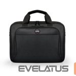 Laptop Bag PORT DESIGNS  HANOI II CLAMSHELL 105064 Fits up to size 15.6 ", Black, Shoulder strap, Messenger - Briefcase 