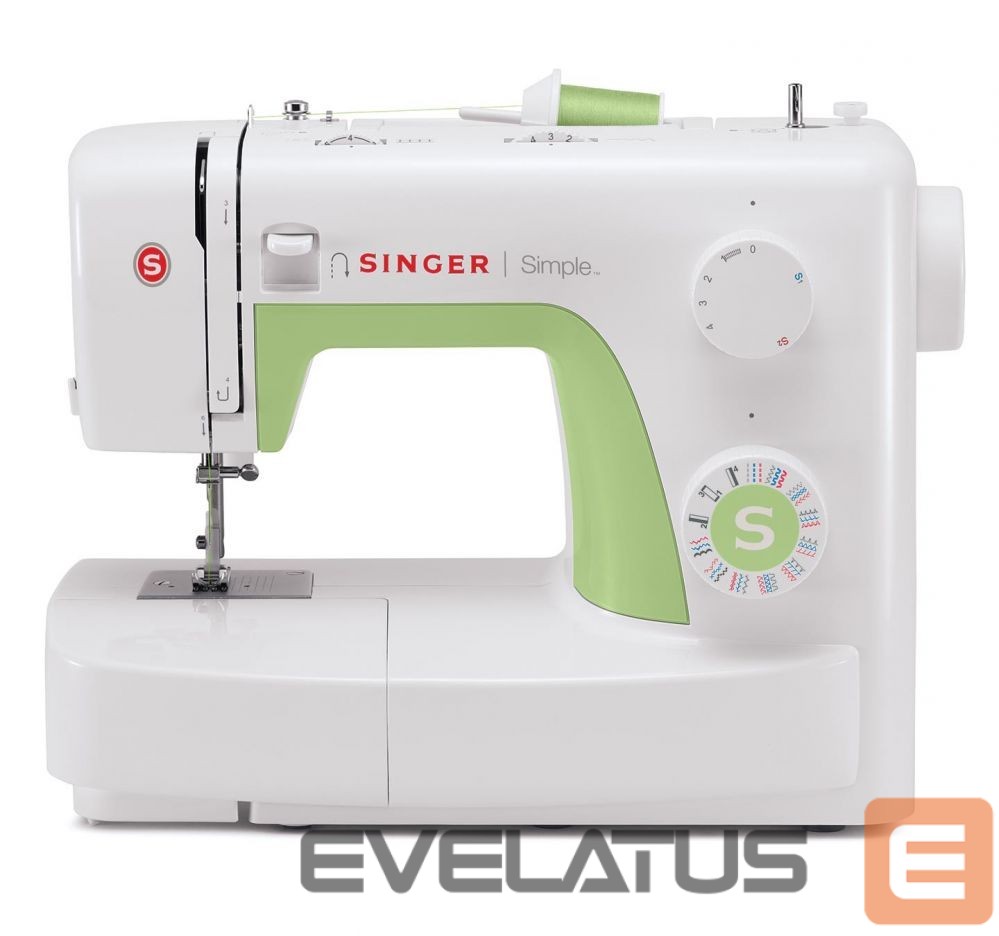 Other small household appliances Singer Sewing Machine Simple 3229 Number of stitches 31, Number of buttonholes 1, White/Green