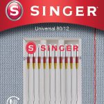Accessories and filters Singer  Universal Needle for Woven Fabrics 80/12 10PK 