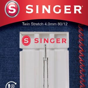 Accessories and filters Singer  Twin Stretch Needle, Decorative, 4.0 80/12 1PK 