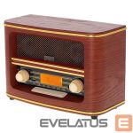 Interactive solution Adler  Retro Radio AD 1187	 Display LCD, AUX in, Wooden, Alarm function 