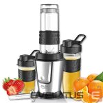 Mixers and blenders Adler  Blender AD 4081 Tabletop, 800 W, Jar material BPA Free Plastic, Jar capacity 0.57 and 0.4 L, Ice crushing, Black/Stainless steel 