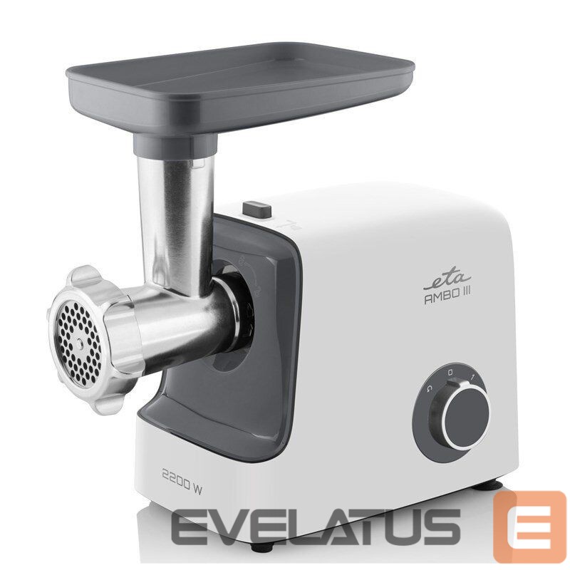 Meat grinder ETA Meat mincer 507590000 White, 2200 W, Throughput (kg/min) 2.3