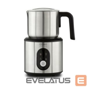 Coffee machine accessory Caso  Crema & Choco Milk frother, LED Display, 360° base station, Inox 