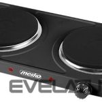 Electric oven Mesko  Electric stove MS 6509 Number of burners/cooking zones 2, Black, Electric 