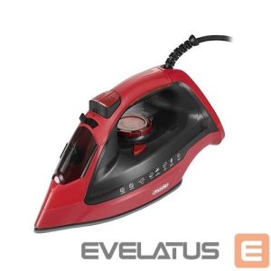 Iron Mesko  Iron MS 5031 Steam Iron, 2400 W, Continuous steam 40 g/min, Steam boost performance 70 g/min, Red/Black 