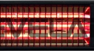 Radiator SUNRED  Heater RDS-15W-B, Fortuna Wall  Infrared, 1500 W, Black, IP55 