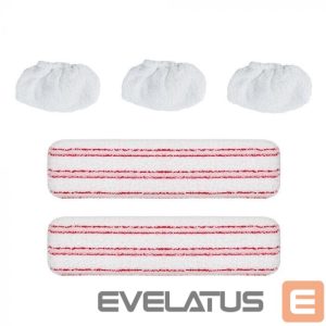 Vacuum cleaner accessory Polti  Vaporetto Kit of 2 Cloths and 3 Sockettes PAEU0324 Suitable for  Vaporetto models: Pro, Classic, Forever Exclusive, Evolution, Edition and Vaporetto 2085 series 