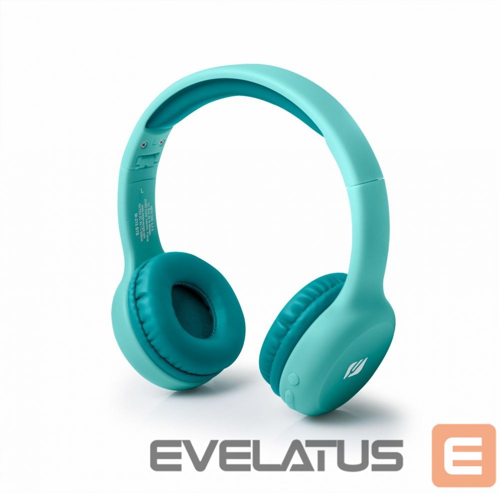 Wired headphones Muse Bluetooth Stereo Kids Headphones M-215BTB Wireless, Over-Ear, Wireless, Blue