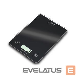 Kitchen scales Caso  Kitchen scale Slim Maximum weight (capacity) 5 kg, Graduation 1 g, Black 