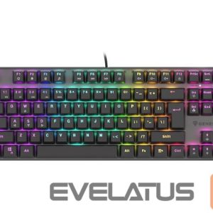 Computer keyboard Genesis  THOR 303 TKL, Mechanical Gaming Keyboard, RGB LED light, US, Black, Wired, USB Type-A 