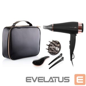 Health care ETA  Hair Care Gift Set 732090020 Fenité 2200 W, Number of temperature settings 3, Ionic function, Diffuser nozzle, Black Edition 