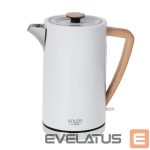 Teapot Adler  Kettle AD 1347w	 Electric, 2200 W, 1.5 L, Stainless steel, 360° rotational base, White 