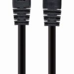 Cable Cablexpert  Patch cord 7.5 m, Black, Cat5e,  5 UTP 