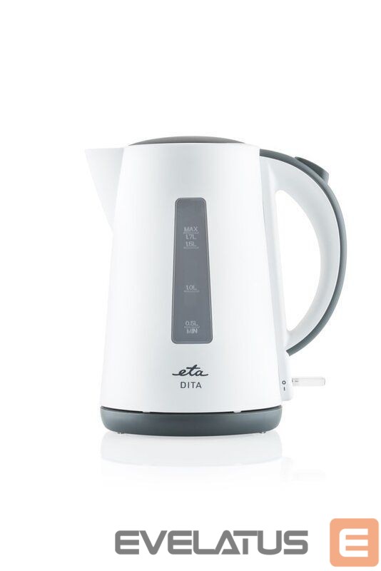 Teapot ETA Kettle 160390000 Electric, 2200 W, 1.7 L, Plastic, 360° rotational base, White