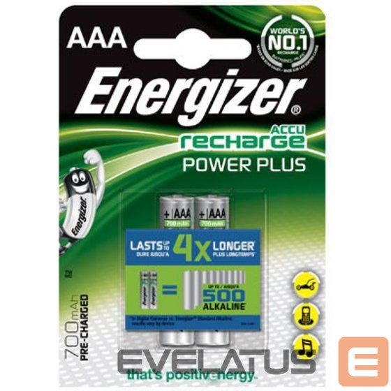 Other Computer Accessory Energizer AAA/HR03, 700 mAh, Rechargeable Accu Power Plus Ni-MH, 2 pc(s)