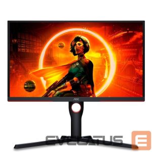 Monitor AOC  Monitor 25G3ZM/BK 24.5 ", VA, FHD, 1920 x 1080, 16:9, 1 ms, 300 cd/m², Black/Red, 240 Hz, HDMI ports quantity 2 