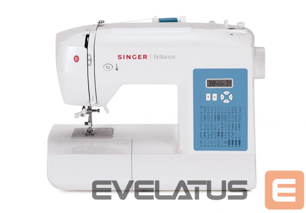 Other small household appliances Singer Sewing Machine 6160 Brilliance Number of stitches 60, Number of buttonholes 6, White