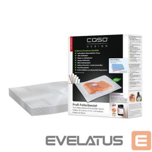 Accessories and filters Caso  Foil Bags 01219 50 units, Dimensions (W x L) 20 x 30 cm, Ribbed 