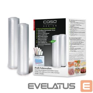 Accessories and filters Caso  Foil rolls 01221 2 units, Dimensions (W x L) 20 x 600 cm, Ribbed 