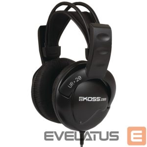 Wireless headphones Koss  Headphones DJ Style UR20 Wired, On-Ear, 3.5 mm, Noise canceling, Black 