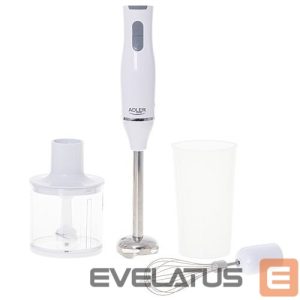 Mixers and blenders Adler  Hand blender set AD 4620 Hand Blender, 800 W, Number of speeds 2, Chopper, White 