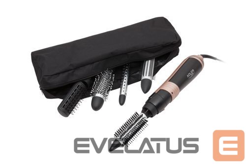 Hairdryer brush Adler Hair Styler AD 2022 Temperature (max) 80 °C, Number of heating levels 3, 1200 W, Black