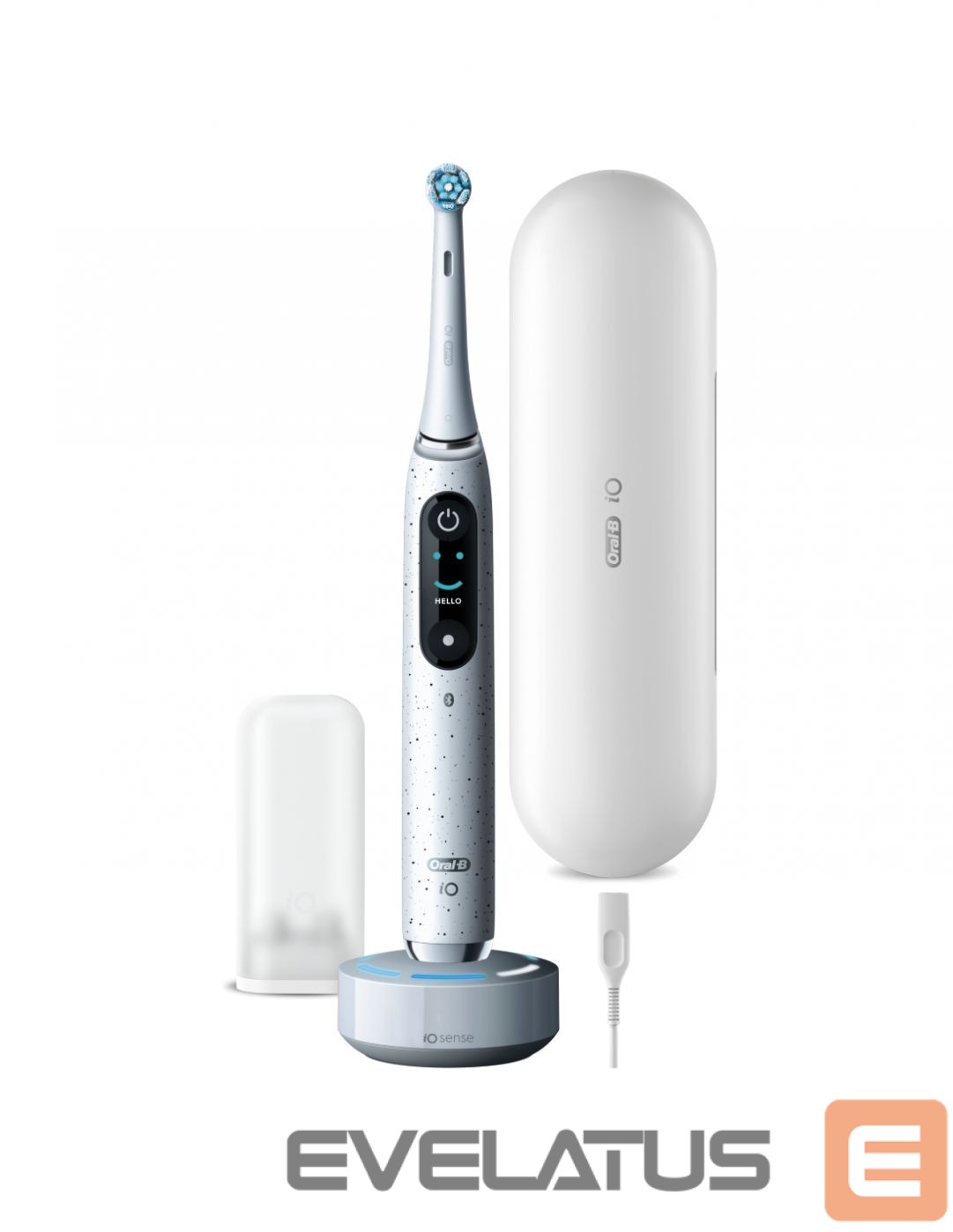 Toothbrush Oral-B Electric Toothbrush iO10 Series Rechargeable, For adults, Number of brush heads included 1, Stardust White, Number of teeth brushing modes 7