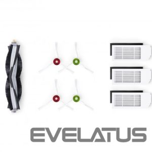 Vacuum cleaner accessory Ecovacs  Service Kit D-KT01-0022 1x Main Brush, 2x Side Brushes (White), 3x High Efficiency Filters, Suitable for DEEBOT T10 Family 