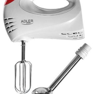 Mixers and blenders Adler  Mixer AD 4212 Hand Mixer, 300 W, Number of speeds 5, Turbo mode, White 