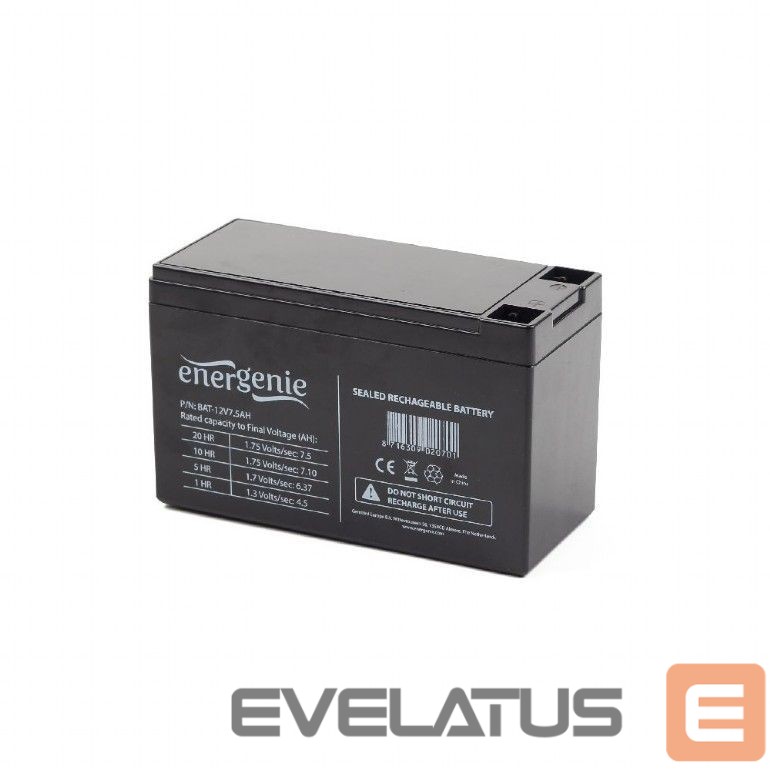 Other Computer Accessory EnerGenie Rechargeable battery for UPS BAT-12V7.5AH