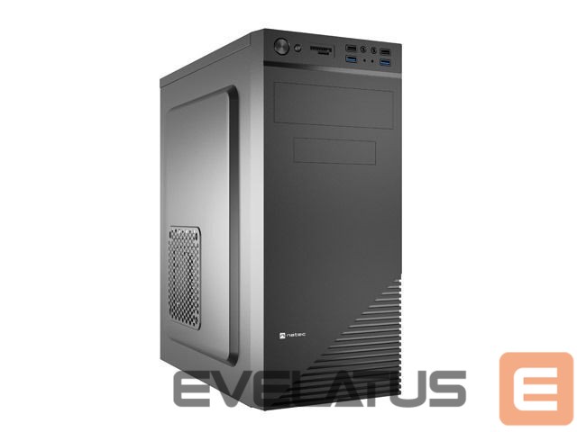 Computer case Natec PC case Cabassu G2 Black, Midi Tower, Power supply included No