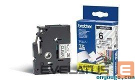 Printer accessories Brother  TZe-111 Laminated Tape Black on Clear, TZ, 8 m, 6 mm 