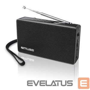 Interactive solution Muse  M-030R Black, 2-band portable radio 