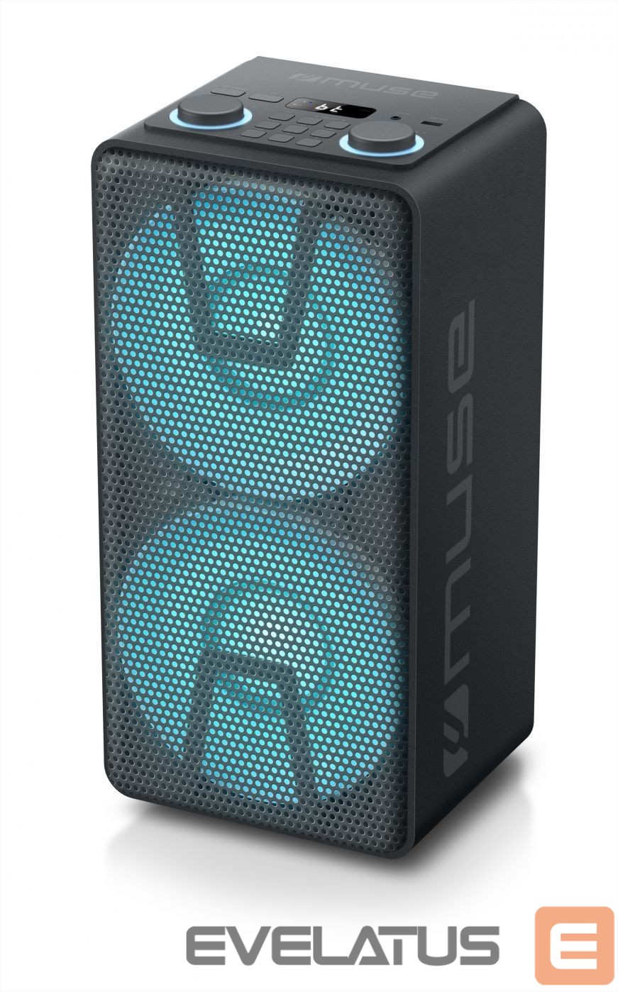 Speakers Muse Party Box Speaker M-1805 DJ 150 W, Bluetooth, Wireless connection, Black