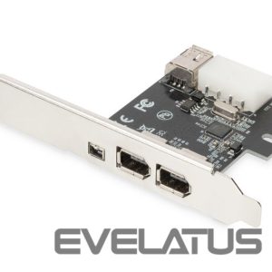 Converter Digitus  IEEE 1394a Interface Card, PCI express, 4 Port 1x ext. 1394mini, 2x ext./1x int. 1394a Ports DS-30201-5 