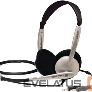 Wireless headphones Koss  Headphones CS100 Wired, On-Ear, Microphone, 3.5 mm, Black/Gold 